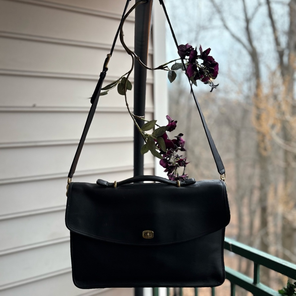 Vintage Coach Lexington Briefcase | 2 Black Hangtags | 5265 |Excellent Condition - Picture 15 of 16